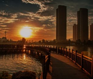 《开元晨光》 刘金克 摄